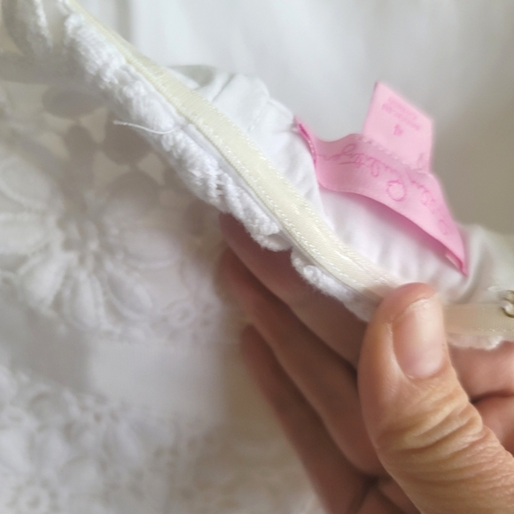 Lilly Pulitzer, Bowen Daisy White Strapless Dress, Classic White, Size 4‎ - Picture 8 of 13